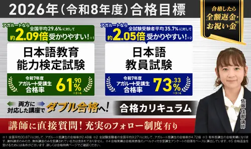 アガルートの日本語教師講座