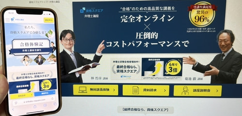 資格スクエアの弁理士講座